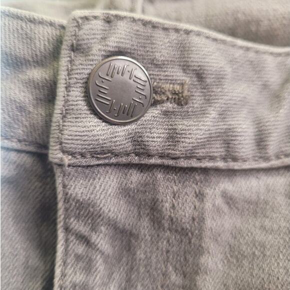 J. Jill Slim Leg Mid Rise Gray Denim Jeans Stretch Sz 16 EUC - Picture 6 of 8